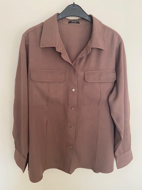 Opus blouse maat 44, Kleding | Dames, Blouses en Tunieken, Zo goed als nieuw, Maat 42/44 (L), Bruin, Verzenden