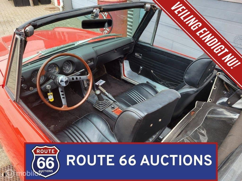 Datsun Fairlady 1600 | 1968 | Route 66 Auctions, Auto's, Overige merken, Overige carrosserieën, Zwart, Bedrijf
