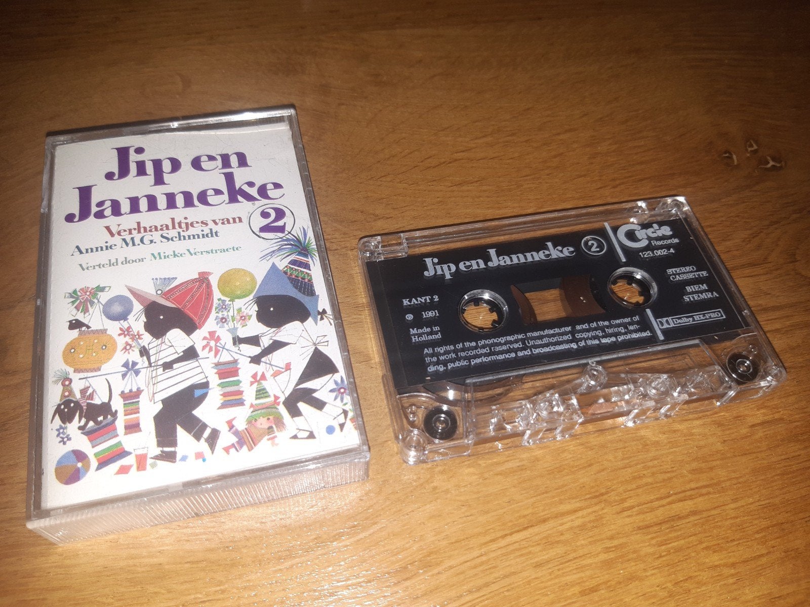 Jip en Janneke - Verhaaltjes van Annie M.G. Schmidt (2), Cd's en Dvd's, Gebruikt, Kinderen en Jeugd, 1 bandje, Ophalen of Verzenden