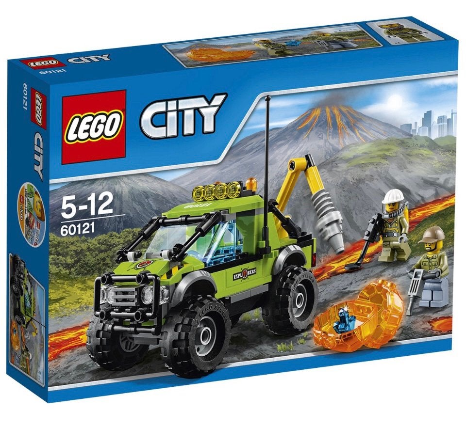 LEGO City Vulkaan Onderzoekstruck - 60121, Ophalen of Verzenden, Zo goed als nieuw