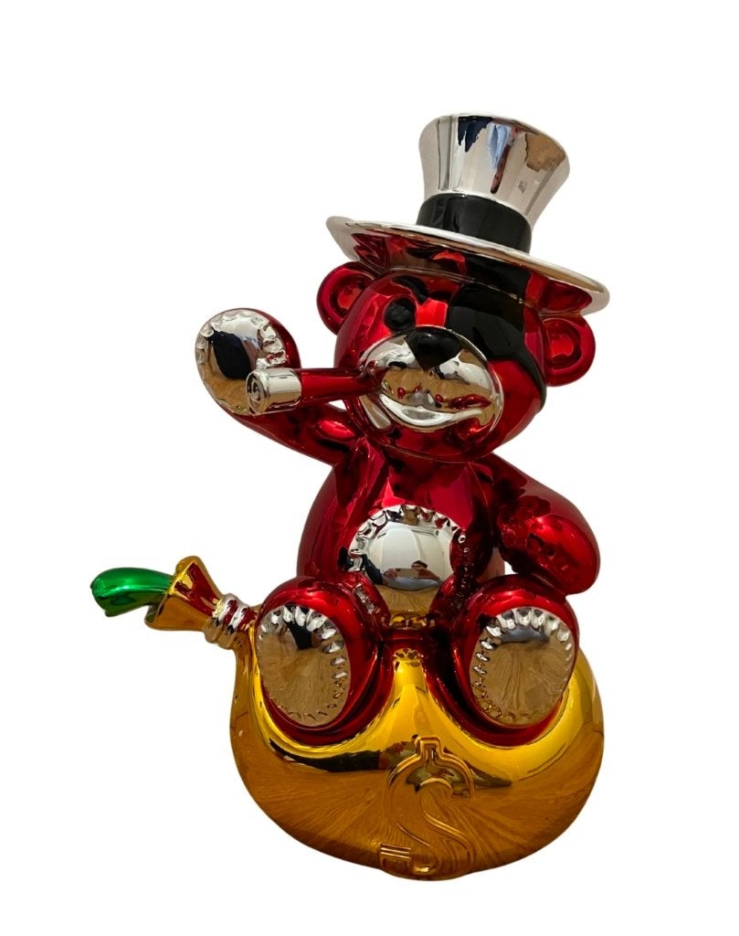 Cash Bear (37cm) | Lior24, Overige onderwerpen, Ophalen of Verzenden, 20 - 50 cm, Overige materialen