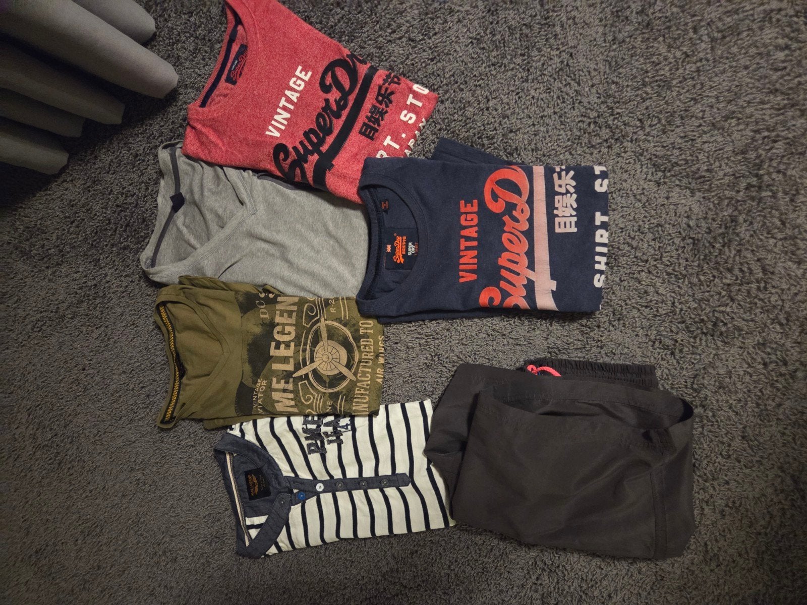 5 Merk T-Shirts en short maat L, Ophalen of Verzenden, Zo goed als nieuw, Maat 52/54 (L)