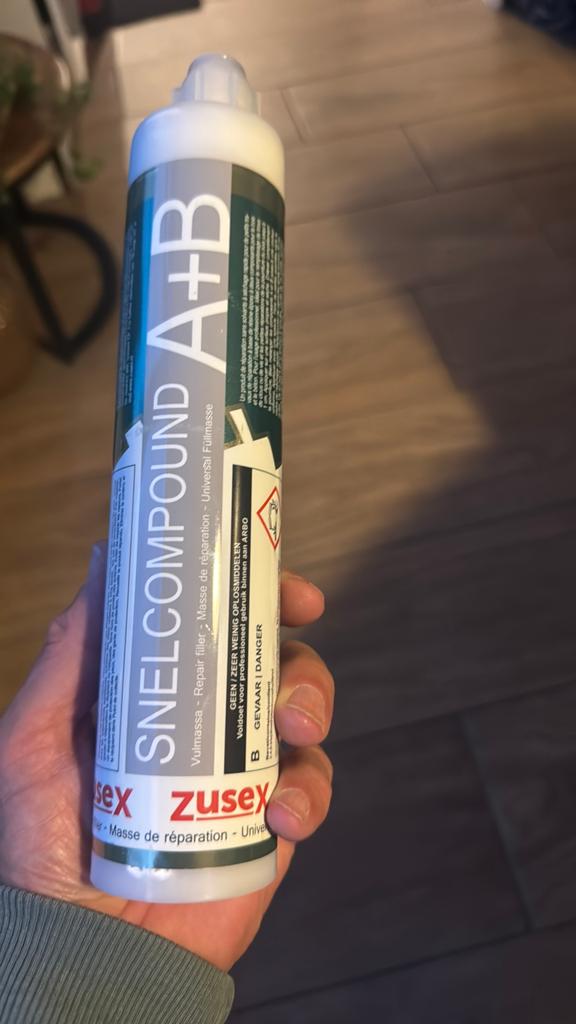 Zusex Snelcompound A+B Vulmassa - Nieuw, Ophalen of Verzenden, Nieuw