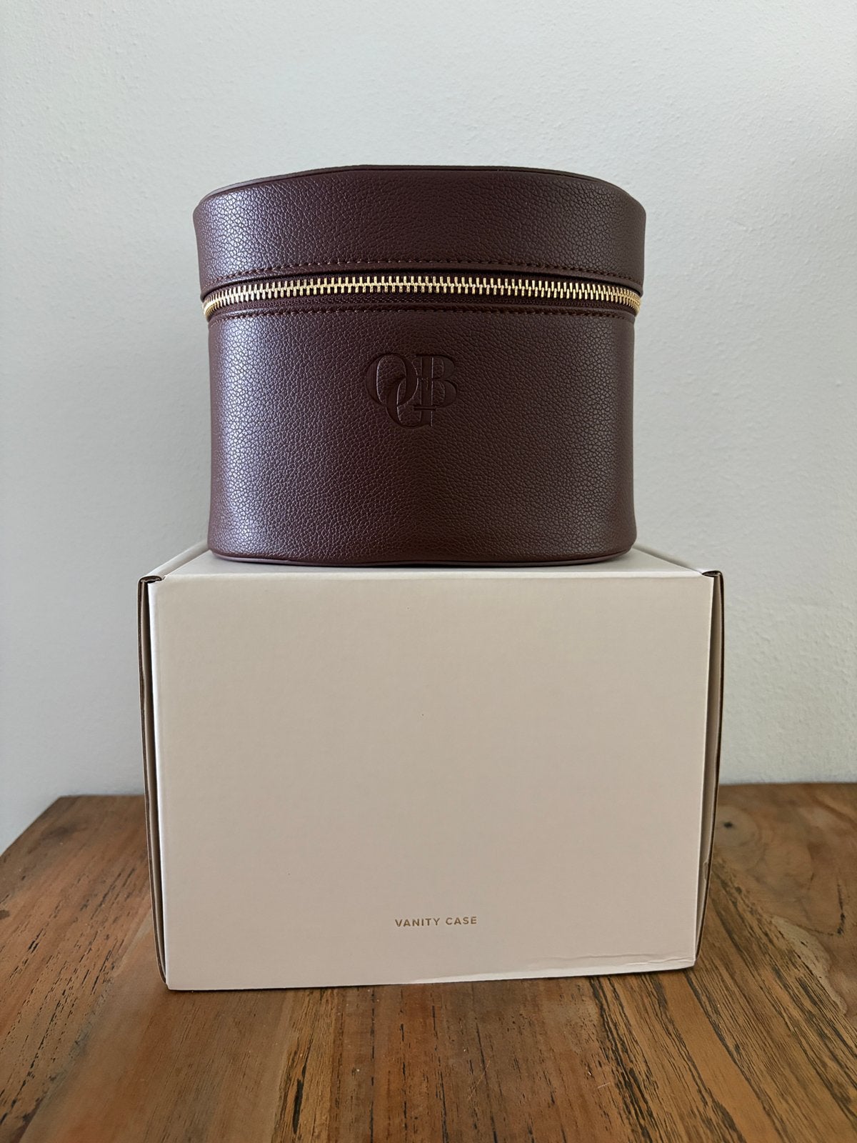OGB Olcay Gulsen vanity case NIEUW, Ophalen of Verzenden, Nieuw, Bruin