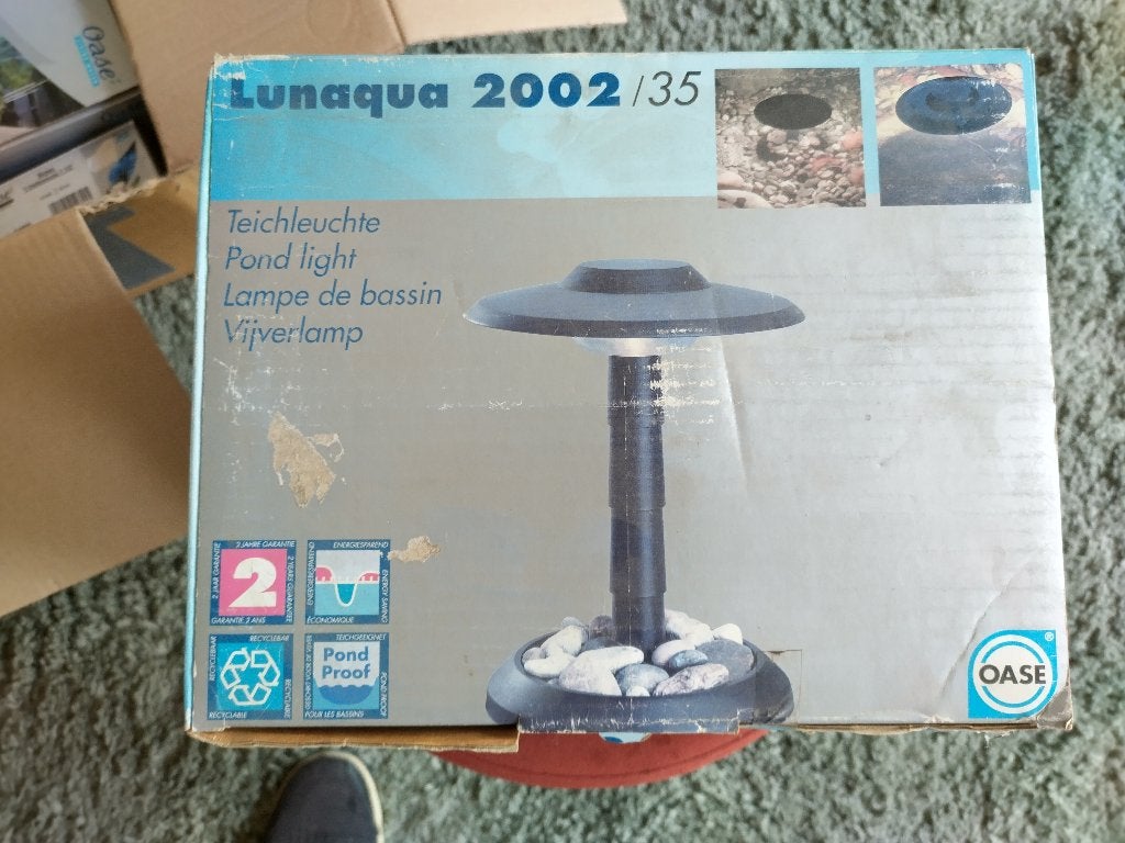 Vijverlamp nieuw in doos Oase lunaqua 2002/35, Tuin en Terras, Ophalen of Verzenden, Nieuw, Vijververlichting