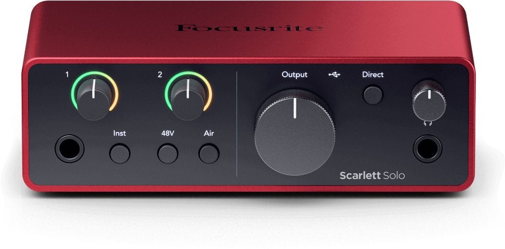 Focusrite Scarlett Solo 4th gen audio interface, Verzenden, Zo goed als nieuw, Extern, Focusrite