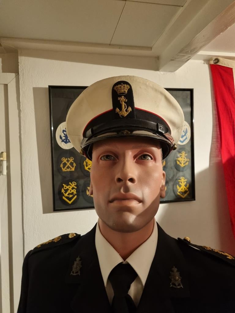 Mannequin Militaria Etalagepop, Ophalen of Verzenden, Marine, Nederland, Kleding of Schoenen
