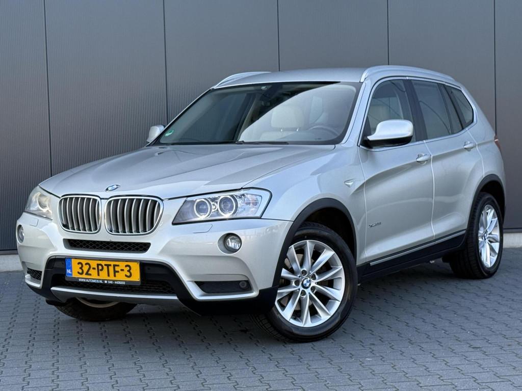 BMW X3 xDrive35i High Executive Leder - Xenon - Trekhaak - N, Auto's, Automaat, Gebruikt, Beige, Bedrijf