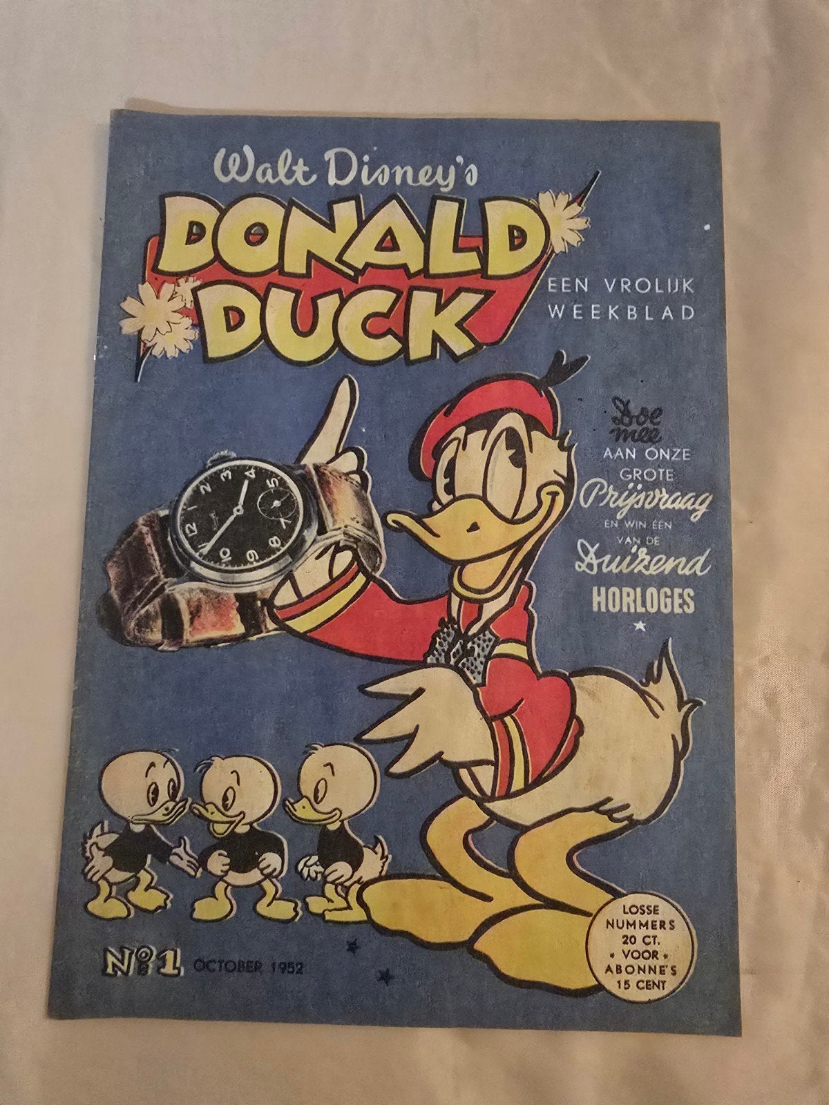 Oude Donald Duck, Eén stripboek, Ophalen of Verzenden, Gelezen, Walt Disney