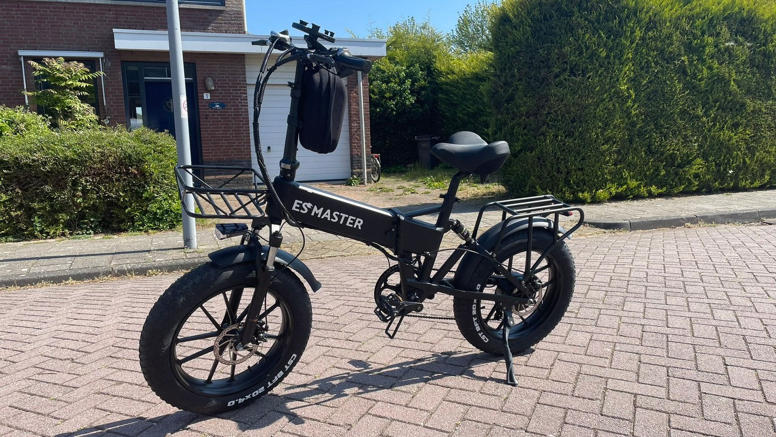 Es-master fatbike vouwfiets, Fietsen en Brommers, Fietsen | Vouwfietsen, 20 inch of meer, Gebruikt, Versnellingen, Ophalen of Verzenden