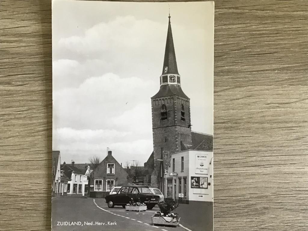 Zuidland Kerktoren Ca 1965-70, Verzenden, 1960 tot 1980, Ongelopen, Zuid-Holland