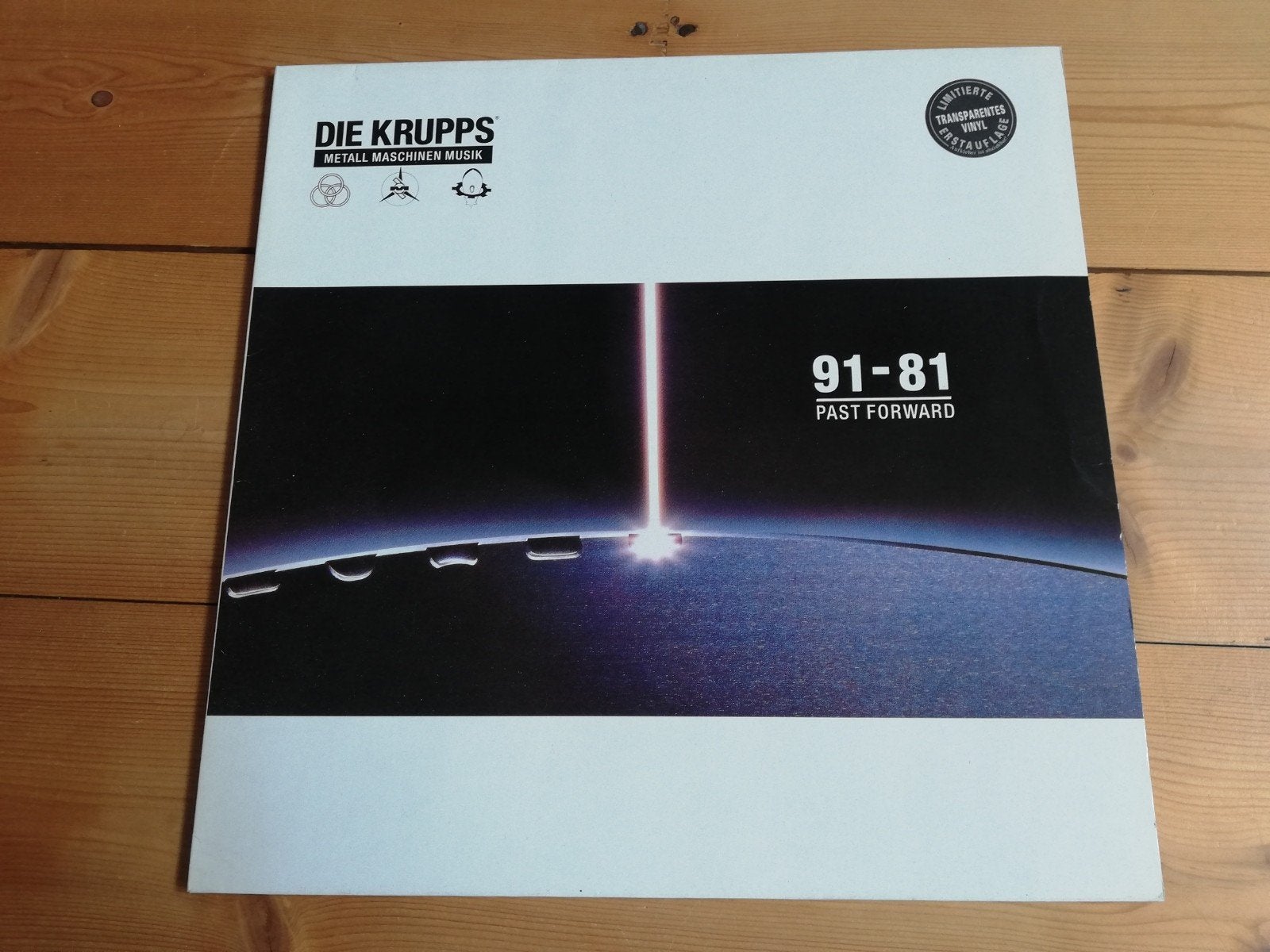Die Krupps - Metall Maschinen Musik Dubbel-LP transparent, Ophalen of Verzenden, Zo goed als nieuw, 12 inch