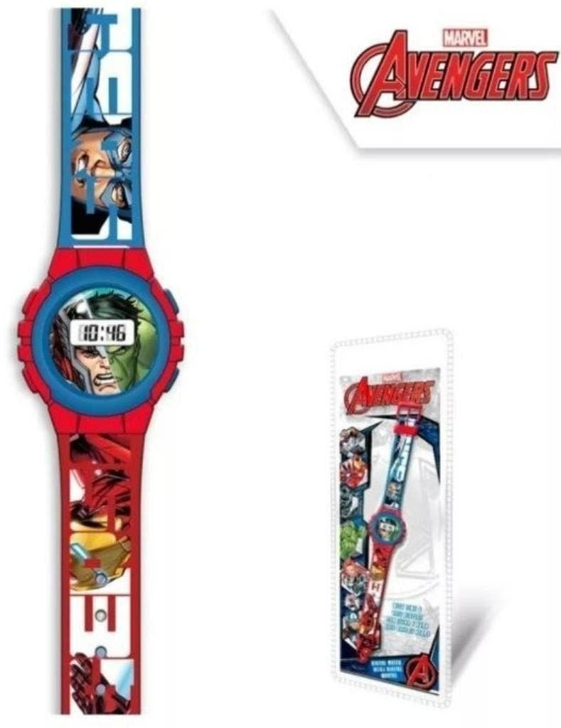 Avengers Horloge - Digitaal - Marvel Kinderhorloge, Ophalen of Verzenden, Nieuw, Rood, Jongen