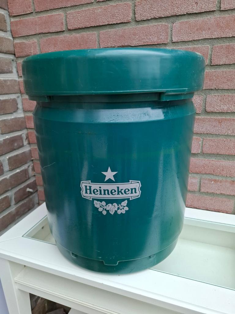 Heineken biervat koeler zonder tap, Ophalen of Verzenden, Gebruikt