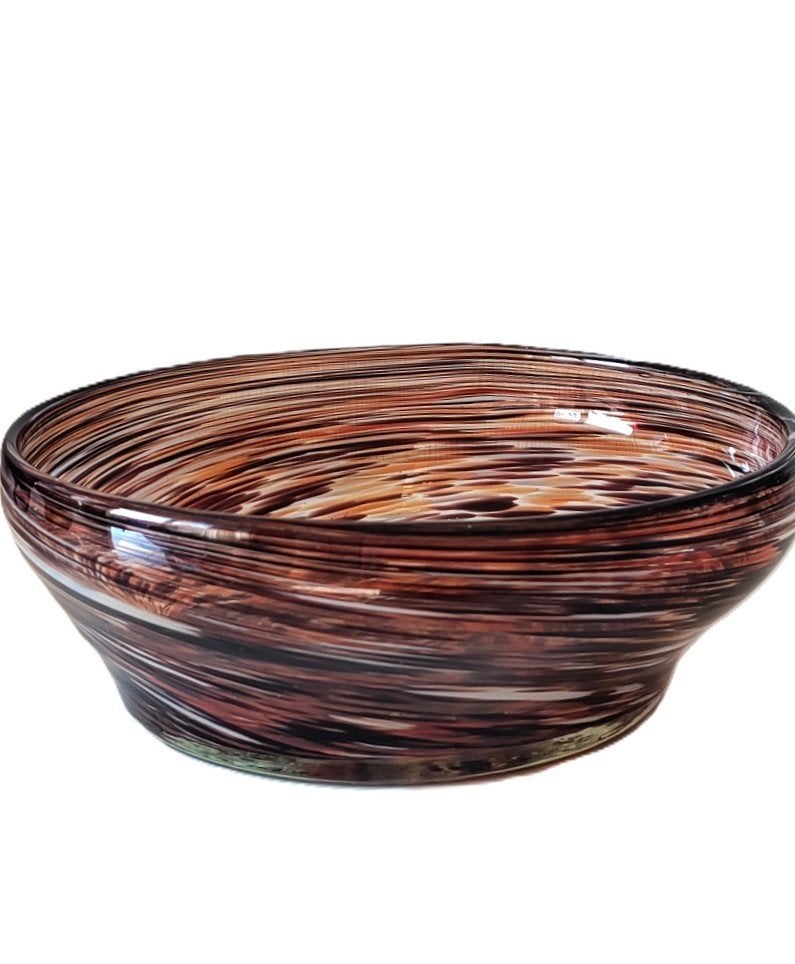 MURANO-Kunstglas Unieke Glazen Schaal, Huis en Inrichting, Woonaccessoires | Schalen en Manden, Schaal, Rond, Ophalen of Verzenden