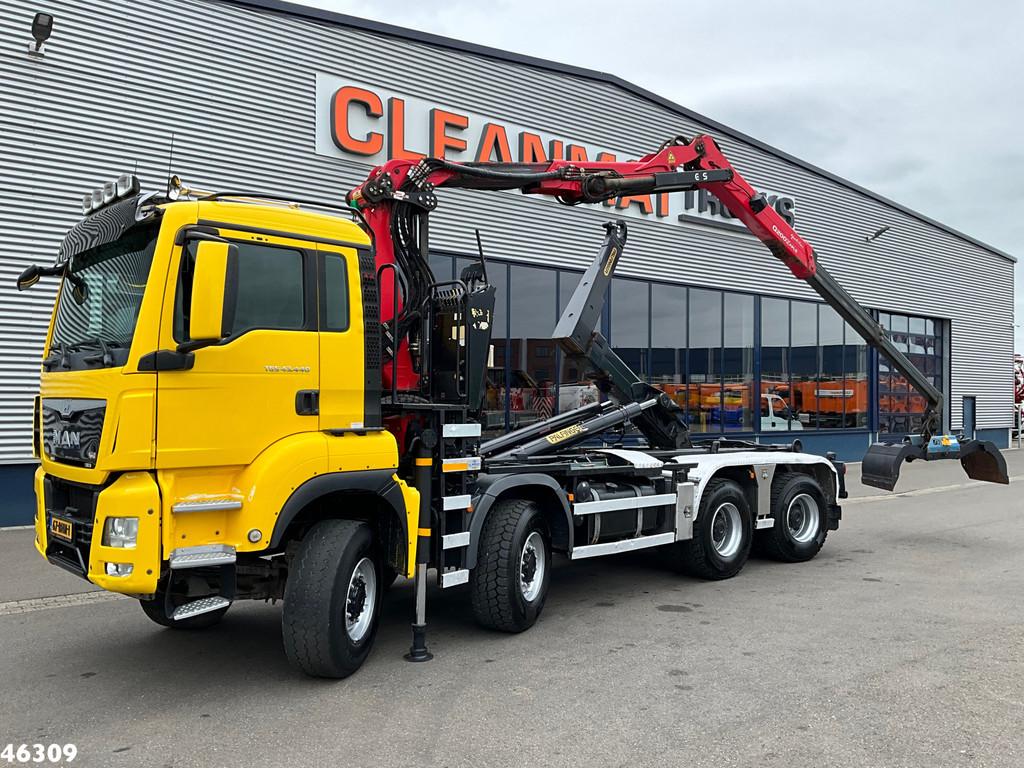 MAN TGS 41.440 8x8 Euro 6 Palfinger 20 Tonmeter Z-kraan, Automaat, Euro 6, MAN, Origineel Nederlands