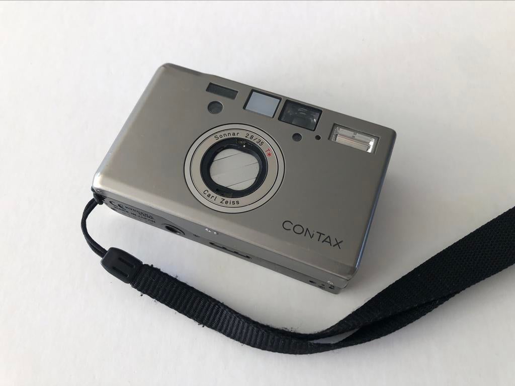 Contax T3 - goede staat - incl etui, Audio, Tv en Foto, Fotocamera's Analoog, Ophalen of Verzenden, Gebruikt, Compact, Overige Merken