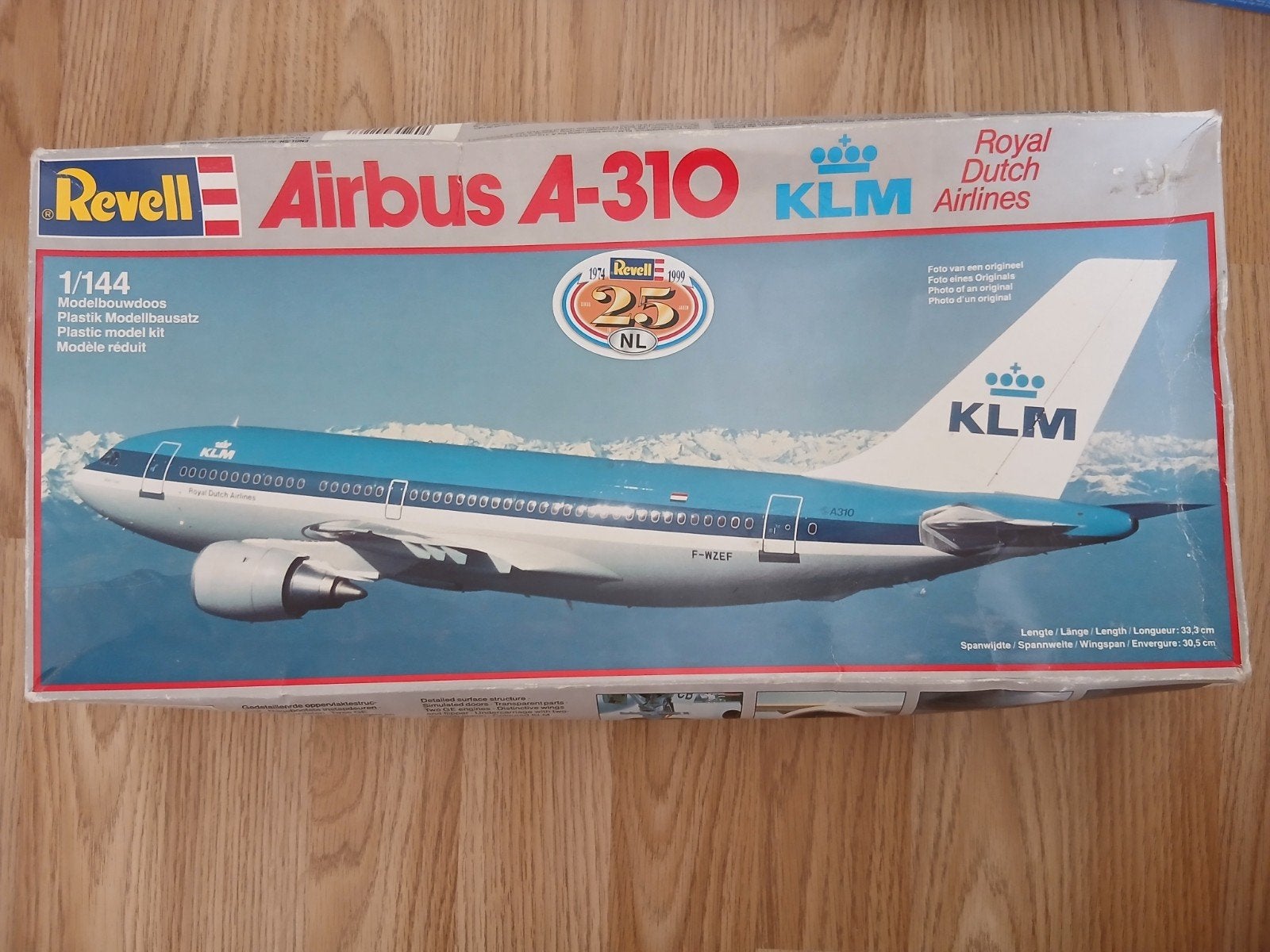 Revell 1:144 Airbus A310 KLM modelbouwdoos, 1:144 tot 1:200, Gebruikt, Revell, Ophalen of Verzenden