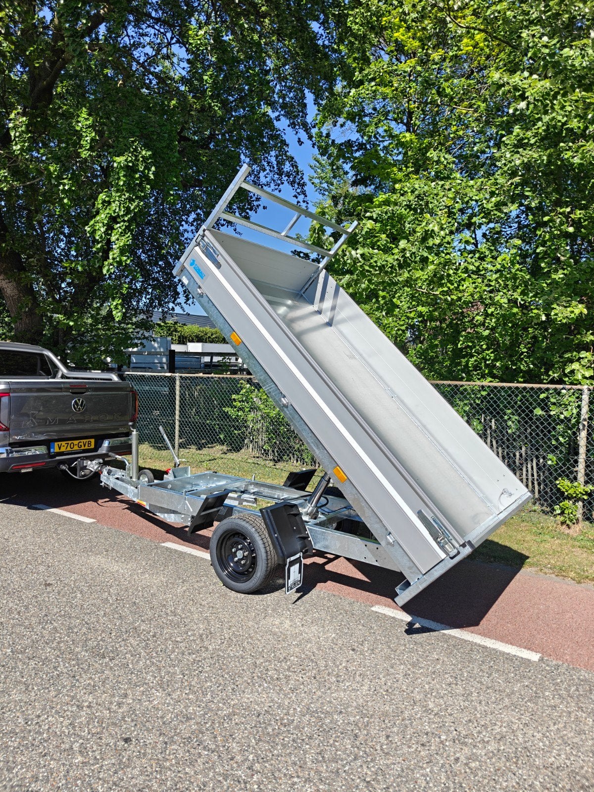 Demo Hapert kipper aanhanger 1500KG, Ophalen of Verzenden, Zo goed als nieuw