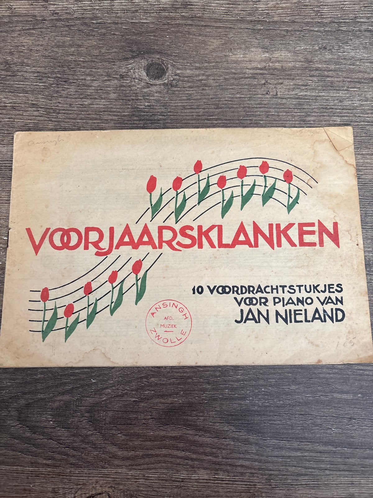 Voorjaarsklanken - 10 Voordrachtstukjes voor Piano, Gebruikt, Klassiek, Ophalen of Verzenden, Artiest of Componist