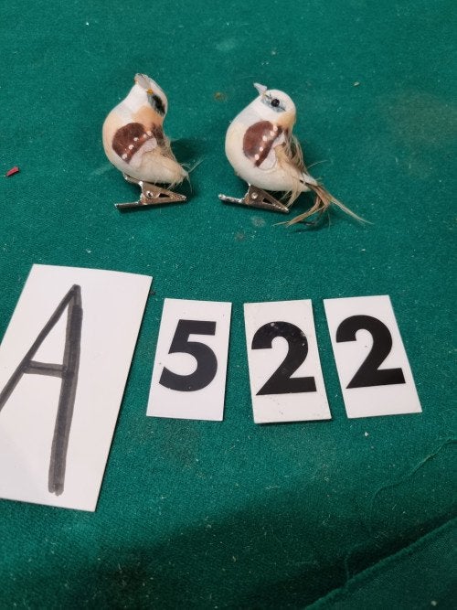 Kerst vogels 2 stuks [a522], Diversen, Kerst, Ophalen of Verzenden, 'T Olde Gre-j, Info@toldegrej.nl, Endepoelstraat 20f Didam