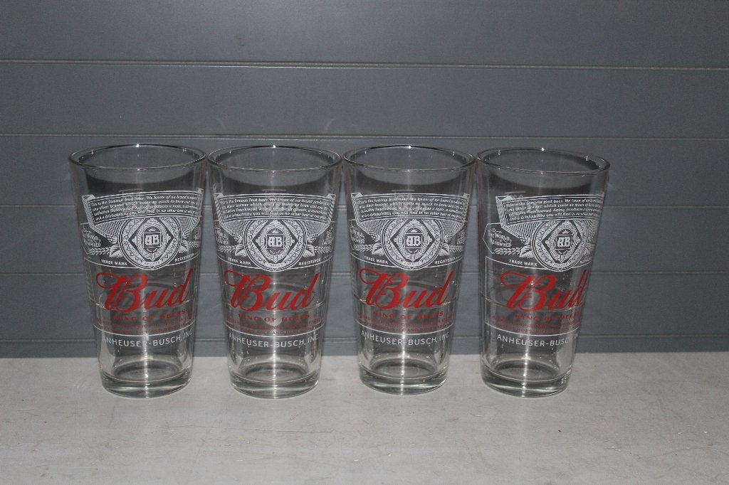 Budweiser, Ophalen of Verzenden, Zo goed als nieuw, Glas of Glazen, Overige merken
