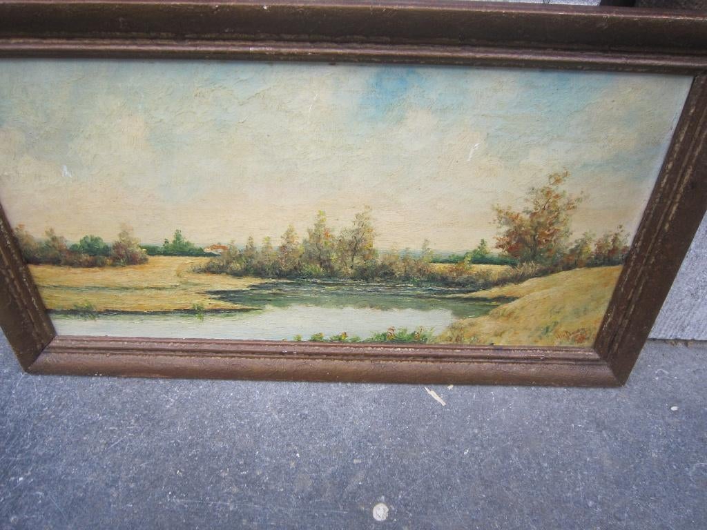 Dordrecht, Mooi Water/landschap WIM BAAN, 1949, Ophalen of Verzenden