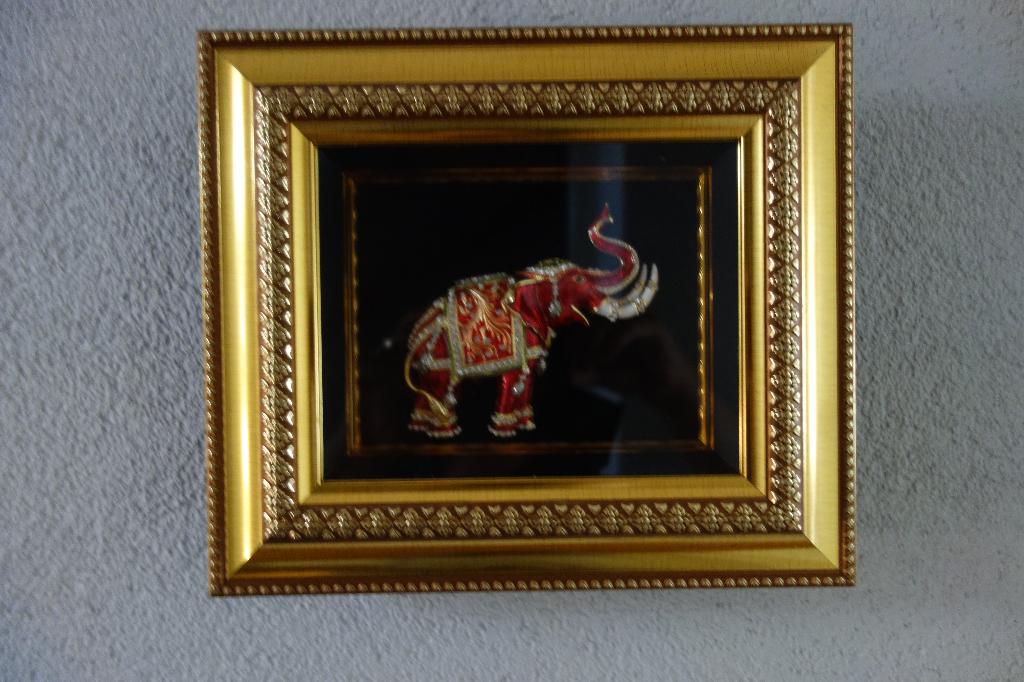 Wanddecoratie Oosters etalage olifant, Ophalen of Verzenden, Zo goed als nieuw