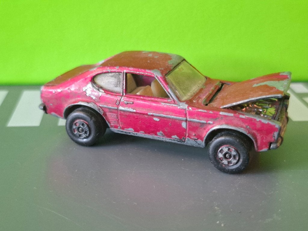 Matchbox 54 - Ford Capri [paars] 1/60 2, Ophalen of Verzenden, Gebruikt, Auto