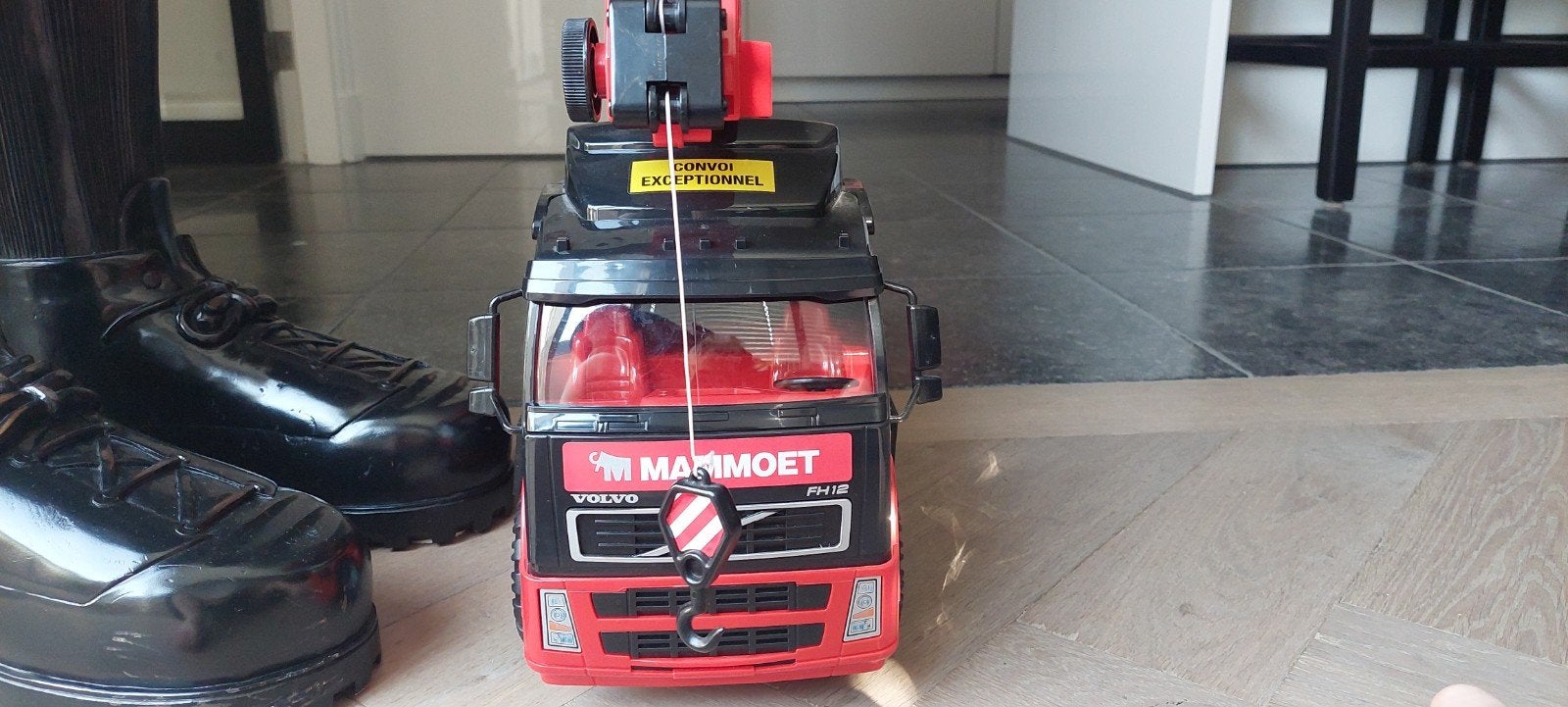 Mammoet Volvo FH12 Kraanwagen Speelgoed, Ophalen of Verzenden, Gebruikt