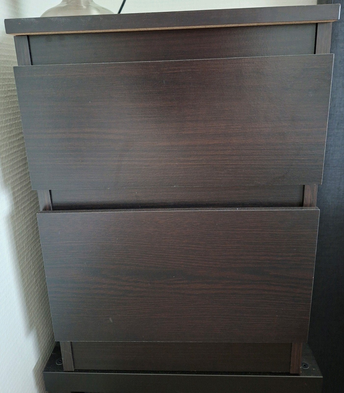 IKEA Malm ladekast - zwartbruin, Huis en Inrichting, 1 of 2 laden, Ophalen