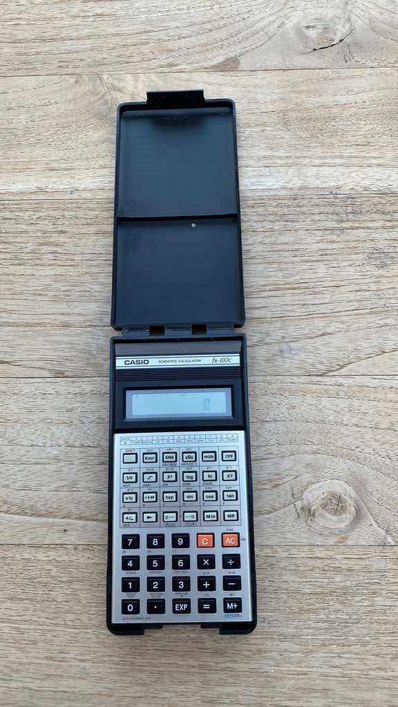 Casio rekenmachine fx-100c, Ophalen, Zo goed als nieuw