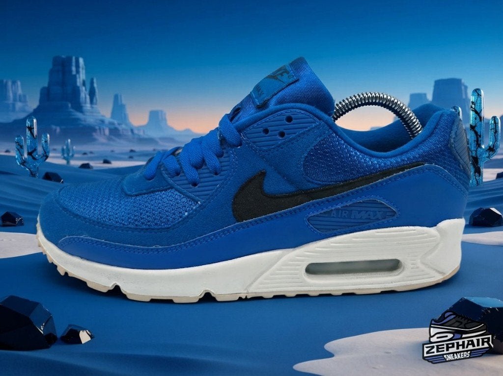 Nike Air Max 90 ID 'Hyper Royal' EU44 2021, Colosseum 1, 1213 NL Hilversum, Nederland, Blauw, Nike, Ophalen of Verzenden