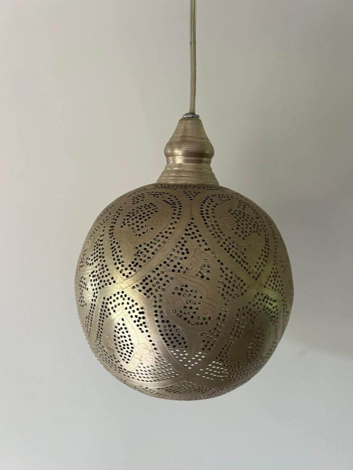 Sfeervolle filigrain lamp, Ophalen, Gebruikt, Metaal