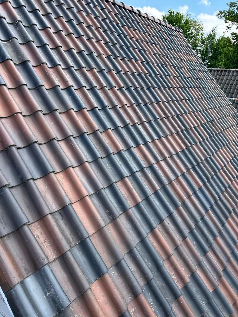 Van Oordt dakpannen ca. 280 stuks, diverse kleuren, OVH, Doe-het-zelf en Verbouw, Ophalen, Zo goed als nieuw, 15 m² of meer, Dakpannen
