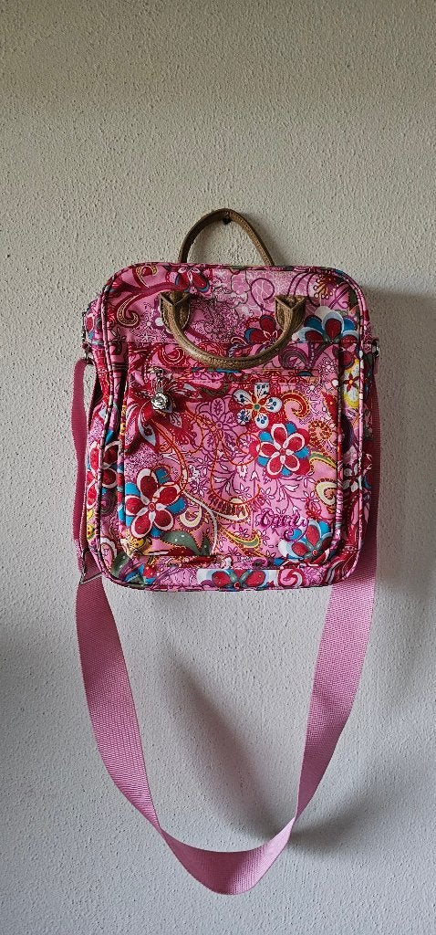 Oilily tas - Kleurrijke schoudertas (22725), Maat 38/40 (M), Oilily, Meerkleurig, Ophalen of Verzenden