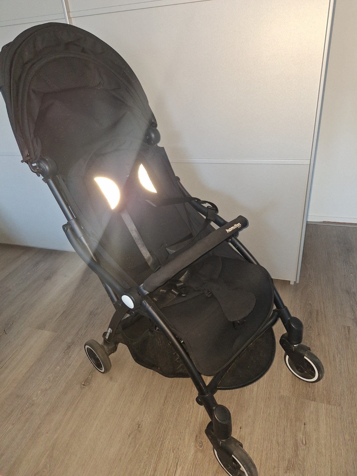 Hamilton buggy - zeer nette staat (opberghoes beschadigd), Ophalen, Gebruikt, Overige merken, Verstelbare rugleuning