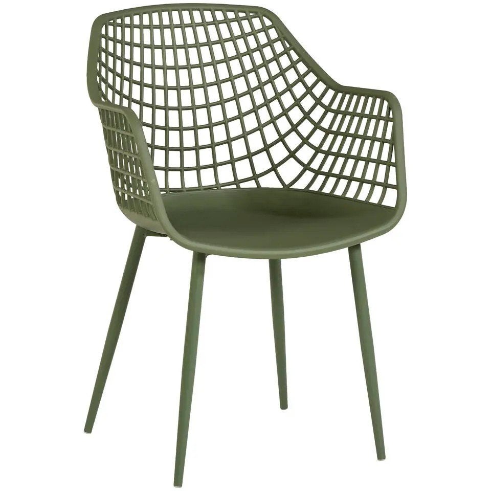 Tuinstoelen kuipstoelen groen, nieuw, 6 stuks, Tuin en Terras, Ophalen, Kunststof