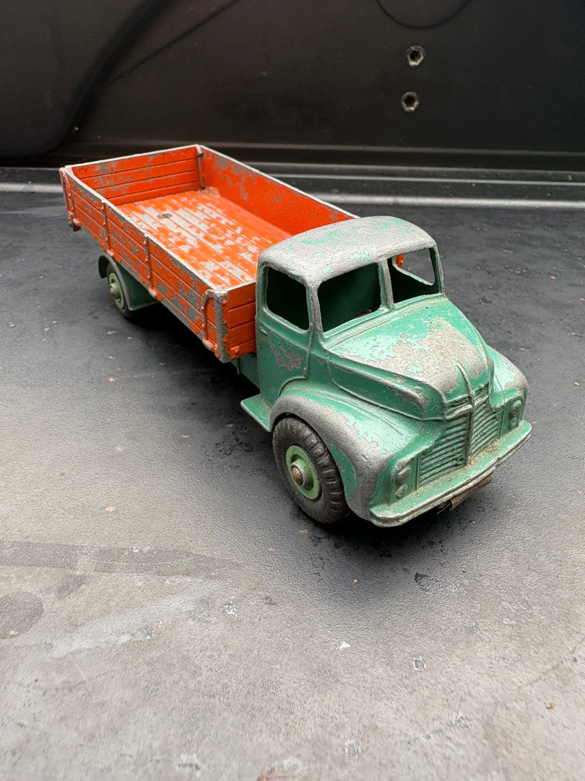 vintage Dinky Toys 418 Leyland Comet vrachtwagen jaren ‘50, Verzamelen, Ophalen of Verzenden, Gebruikt