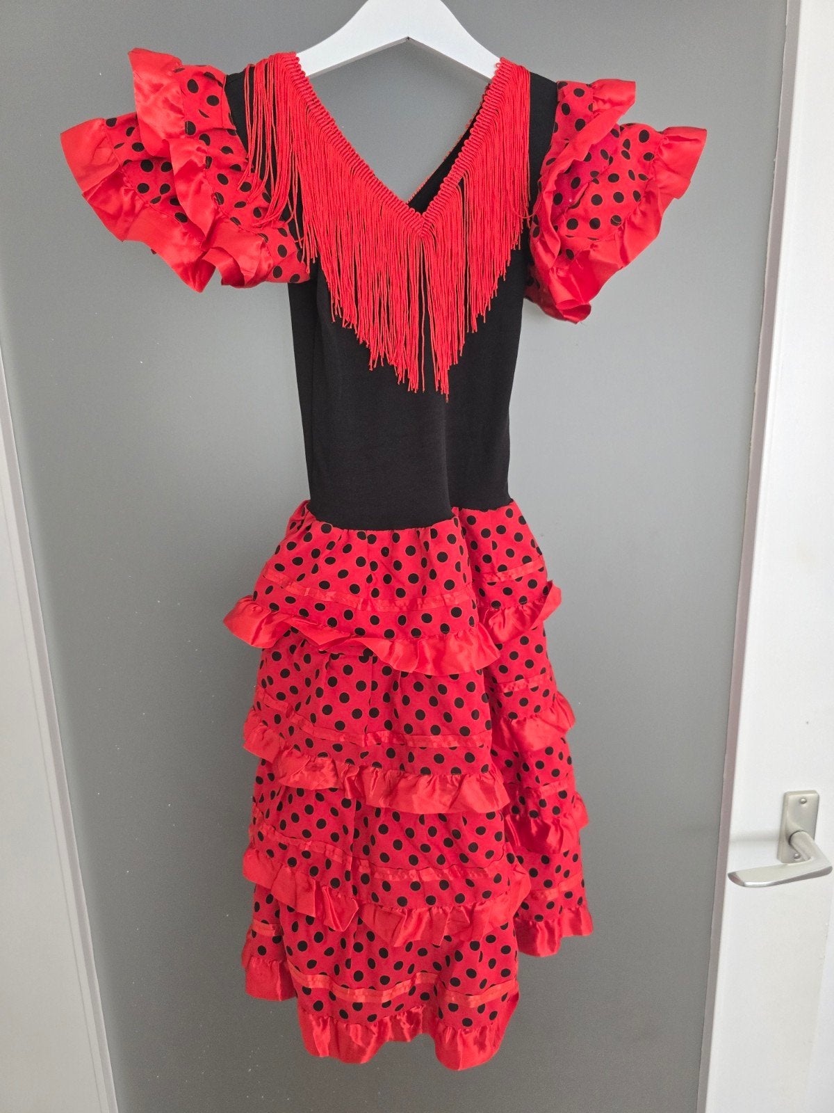 Flamenco jurk maat 116, Verzenden, Gebruikt, Meisje, Jurk of Rok