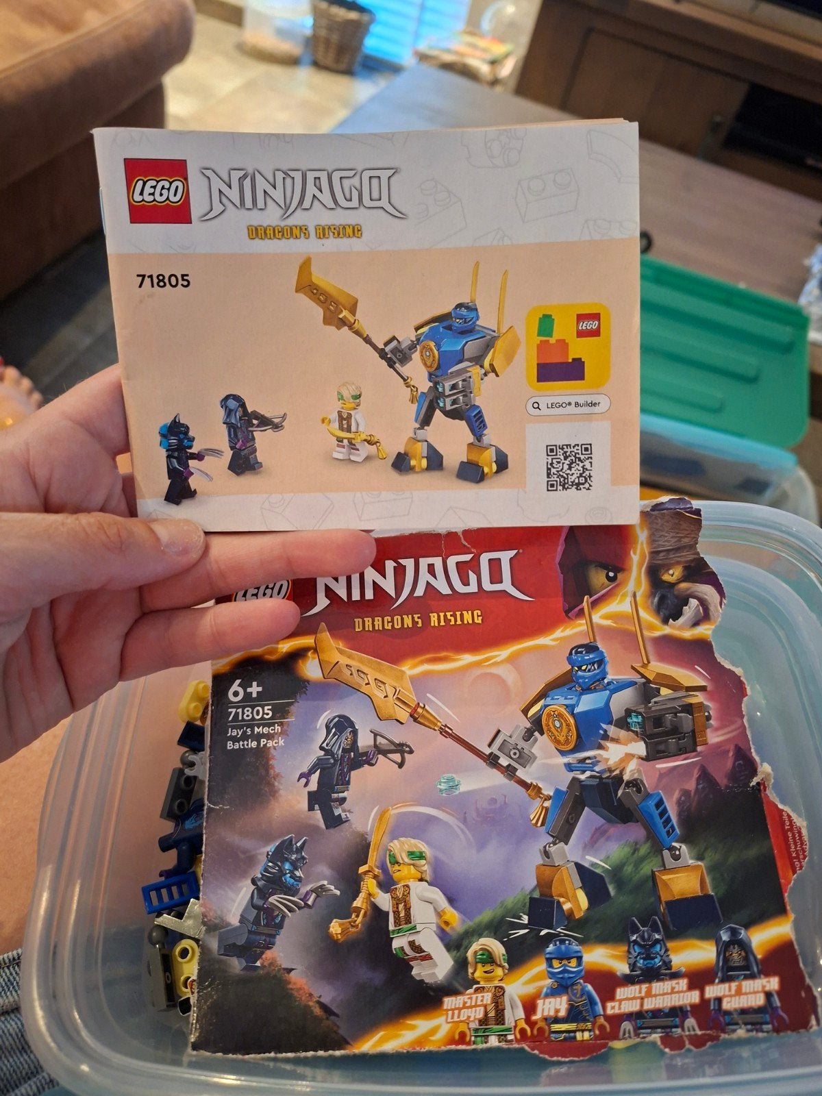 LEGO Ninjago 71805 Jay's Mech Battle Pack, Ophalen of Verzenden, Gebruikt