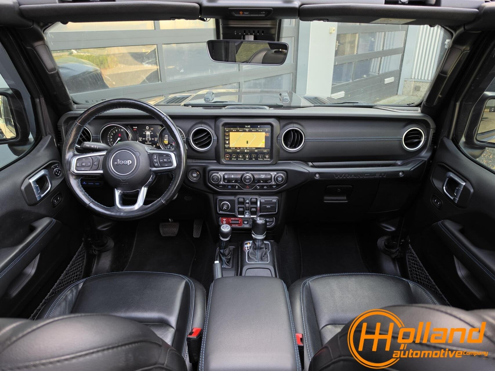 Jeep Wrangler Unlimited 4xe 380 Rubicon|BRUTE|ACC|NAVI|STOEL, Auto's, Automaat, 4 cilinders, 23 km/l, Leder