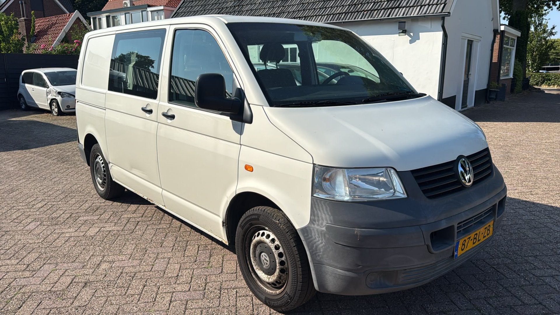 Volkswagen Transporter 1.9 TDI 300 - DUBBEL CABINE - 6 PERSO, Auto's, Voorwielaandrijving, Gebruikt, 4 cilinders, Volkswagen