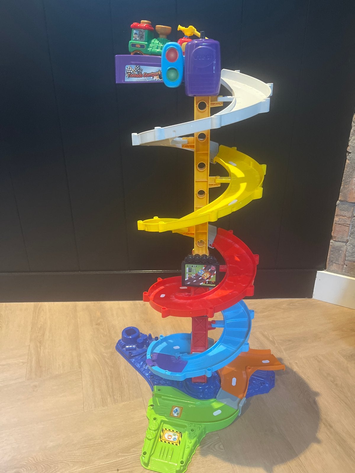 VTech Toet Toet Auto's Tornado Stuntpark met geluid en licht, Ophalen, Gebruikt, Auto, Met licht