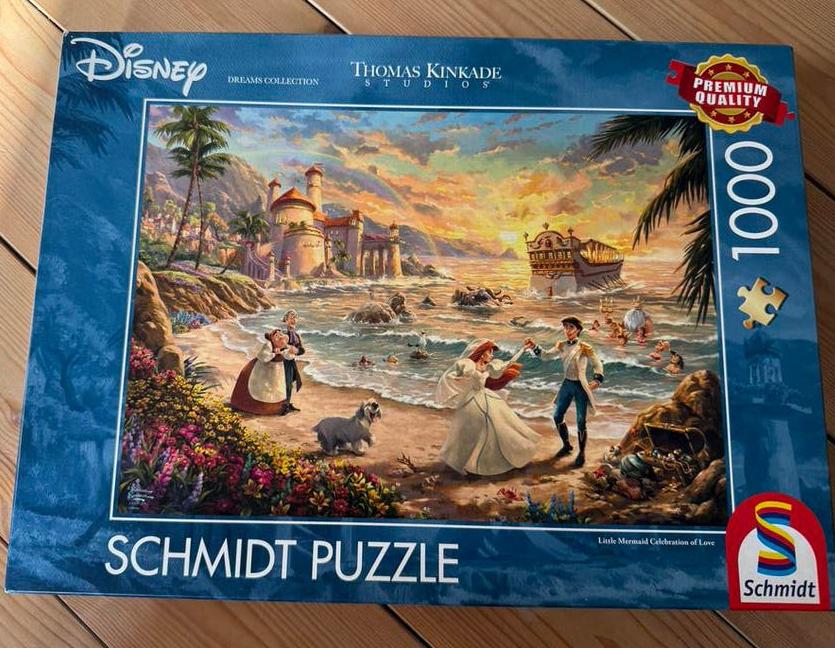 Thomas Kinkade Disney puzzels 1000 stukjes, Ophalen, 500 t/m 1500 stukjes, Gebruikt, Legpuzzel