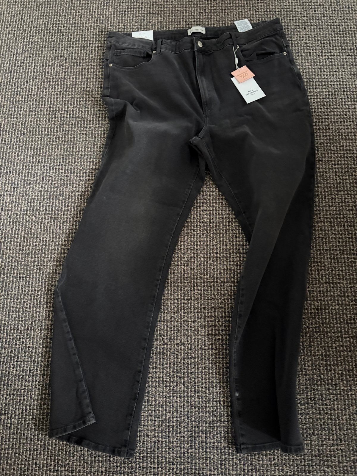 Nieuwe Only Carmakoma Lana High Waist Retro Flared Jeans, Zwart, Maat 46/48 (XL) of groter, Nieuw, Ophalen of Verzenden