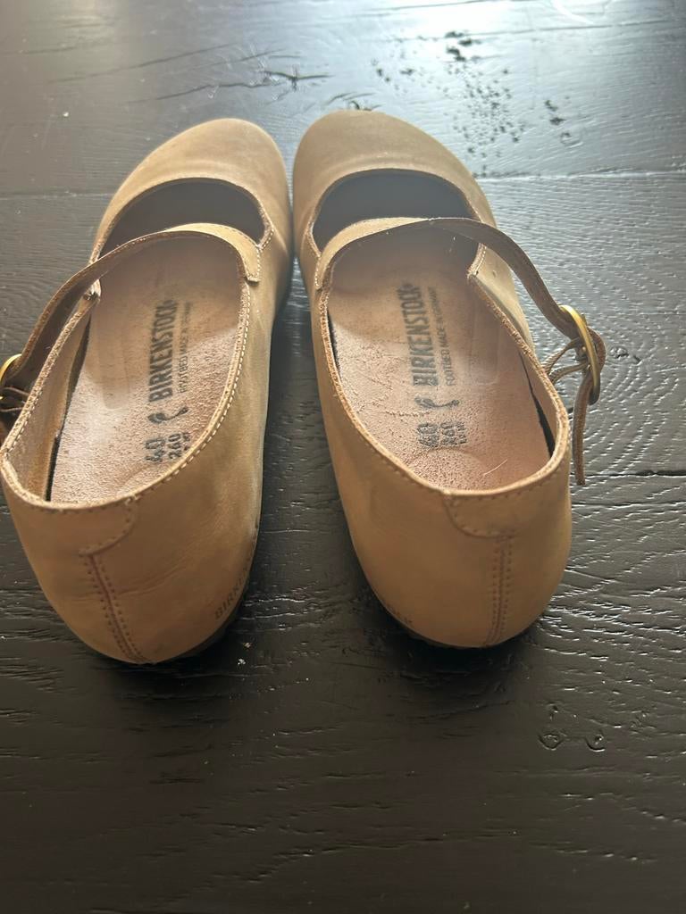 Birkenstock Mary Jane schoenen, Ophalen of Verzenden, Gedragen, Beige, Ballerina's