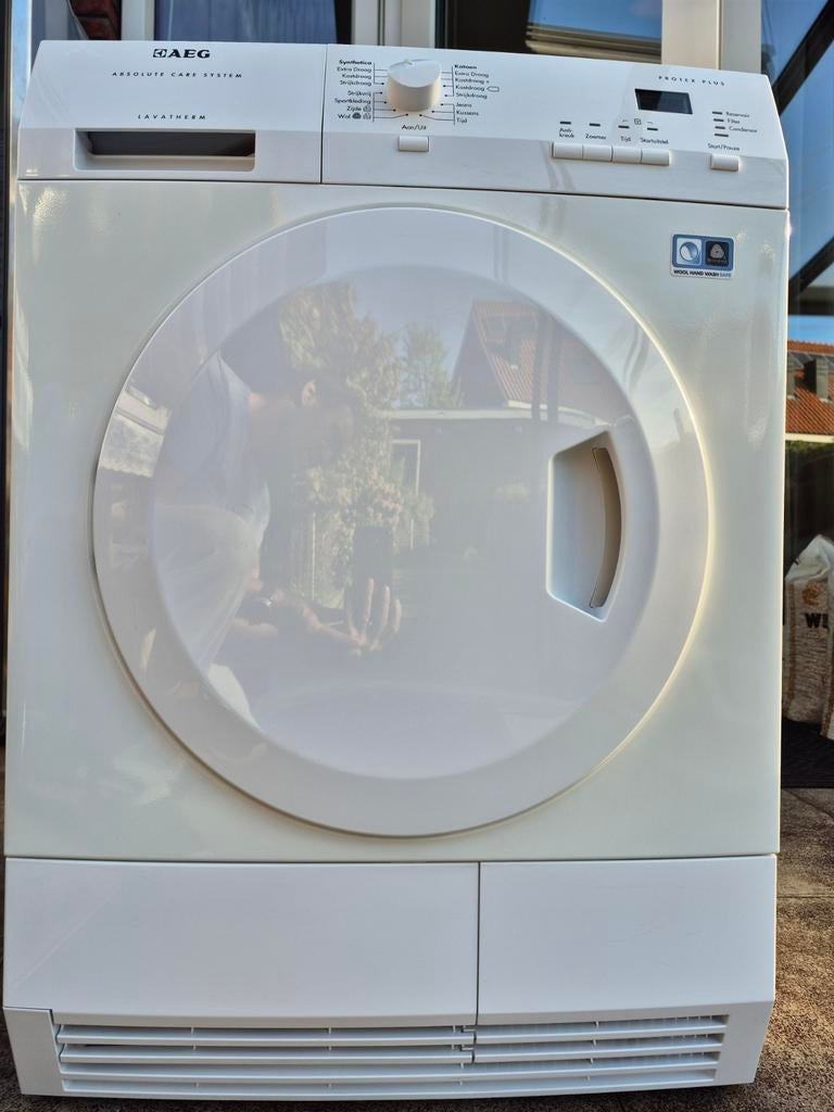 AEG Warmtepompdroger TC12H6DHP - Model T65771NIH1, Wolprogramma, 6 tot 8 kg, Overige typen, Ophalen of Verzenden
