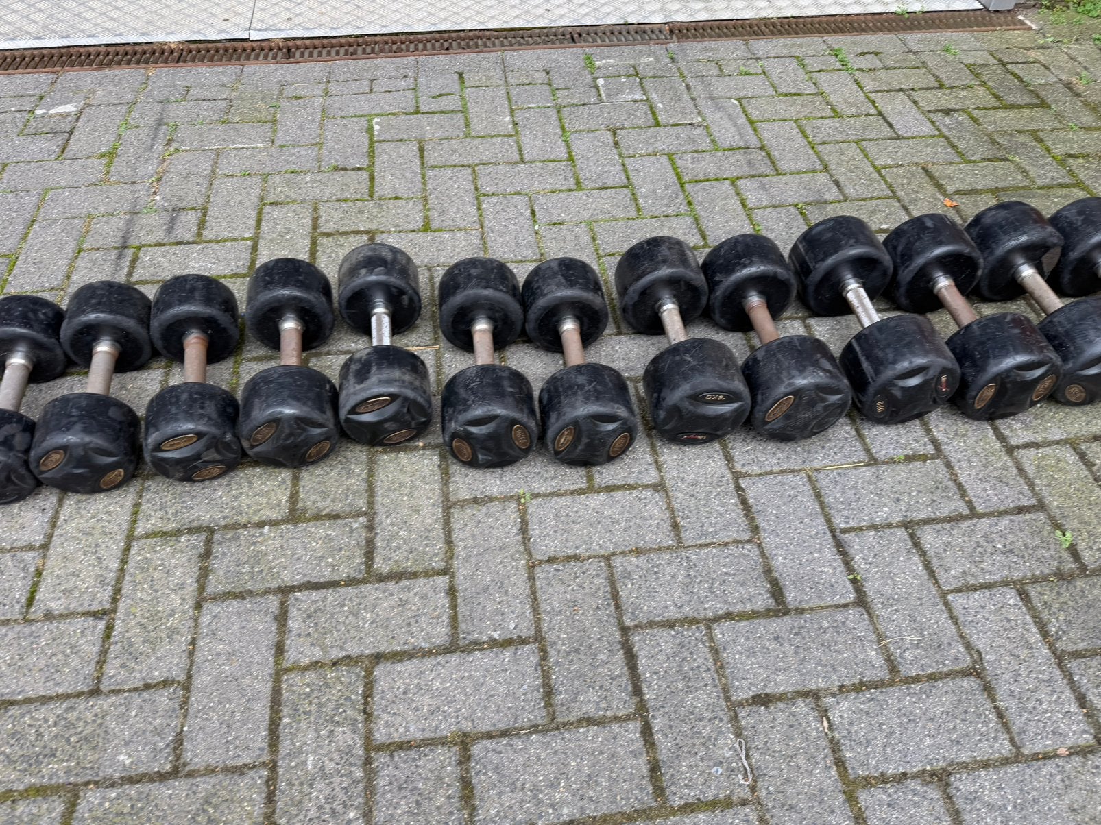 Lifemaxx vaste Dumbells 9kg t/m 20kg, Sport en Fitness, Ophalen, Gebruikt, Dumbbell