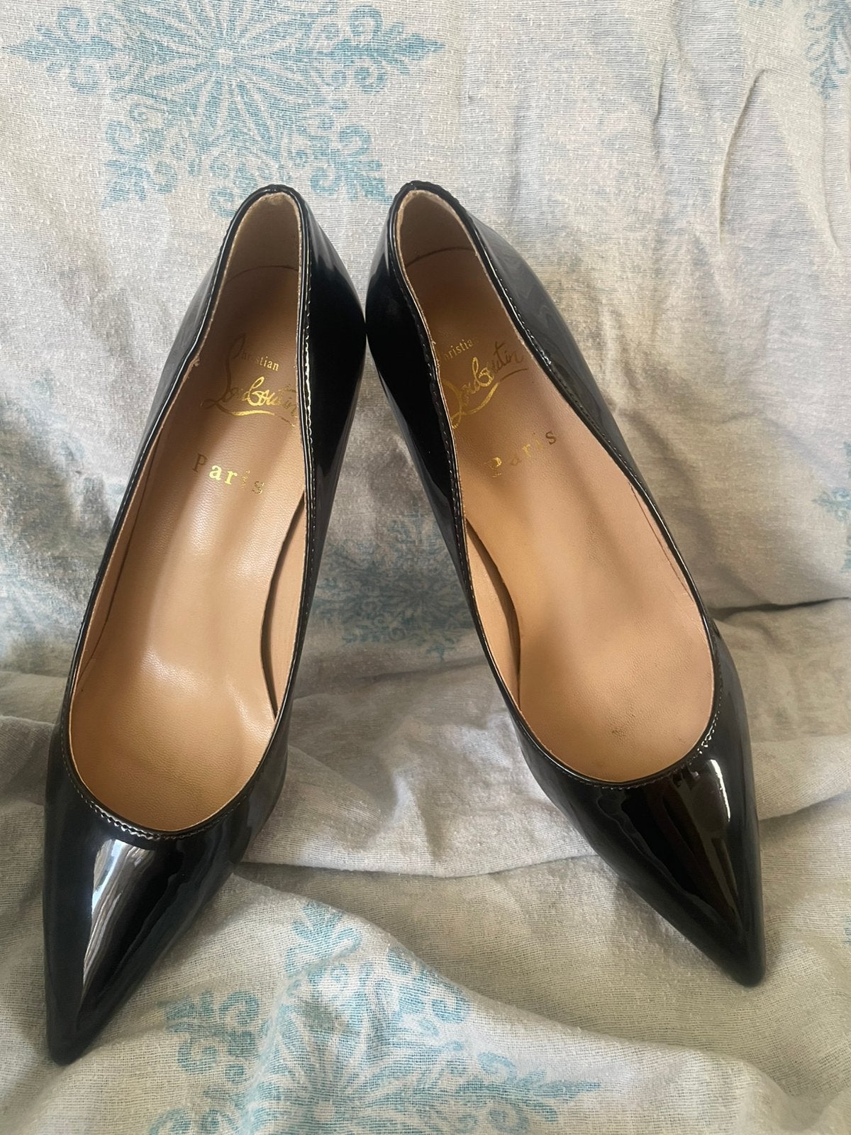Dames louboutin maat 39, Ophalen, Zwart, Zo goed als nieuw, Schoenen met hoge hakken